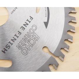 Echo Corner 136mm Wood Cutting Circular Saw Blades 24T/48T Combo Pack, 20mm Bore