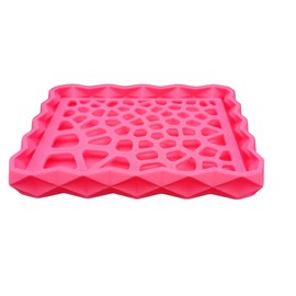 Soap Dish – Eco-friendly Organic PLA – Made in France – Removable Grid for Easy Cleaning – Ideal for Shower and Bathroom (Candy Pink)