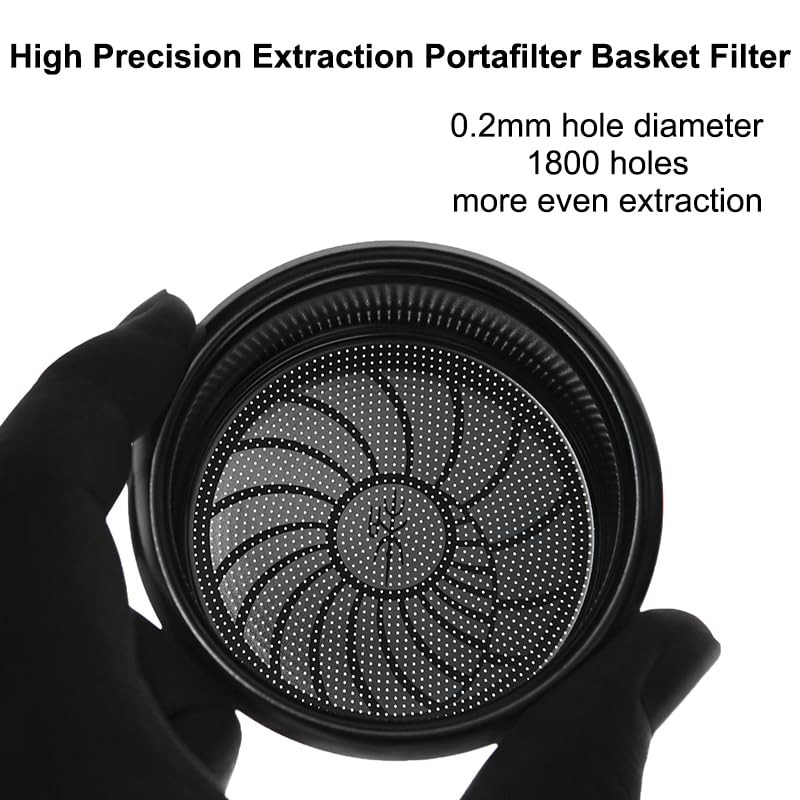 58mm Espresso Filter Basket, Bottom Holes Ø 0.2mm * 1800