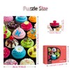 500 Pieces Assorted Cupcake Jigsaw Puzzle for Adults and Kids