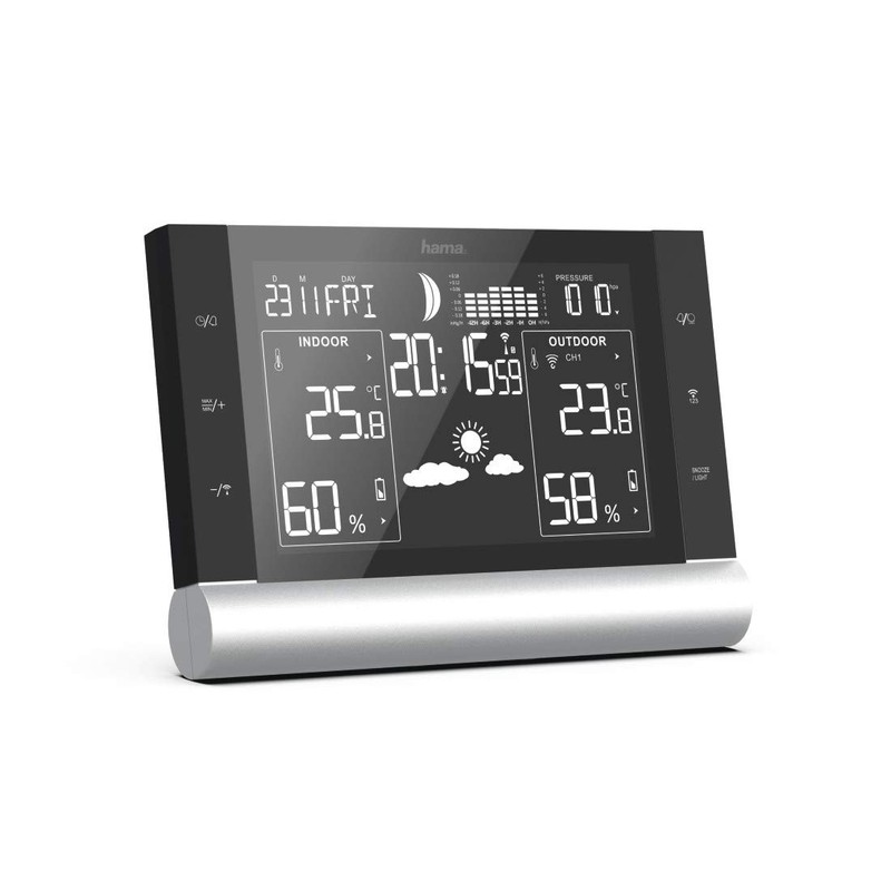 Wireless Hama weather station with outdoor sensor