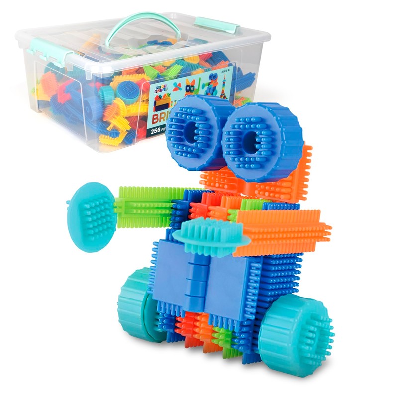 Brisle Blox - Juego de construcción de 256 piezas, a