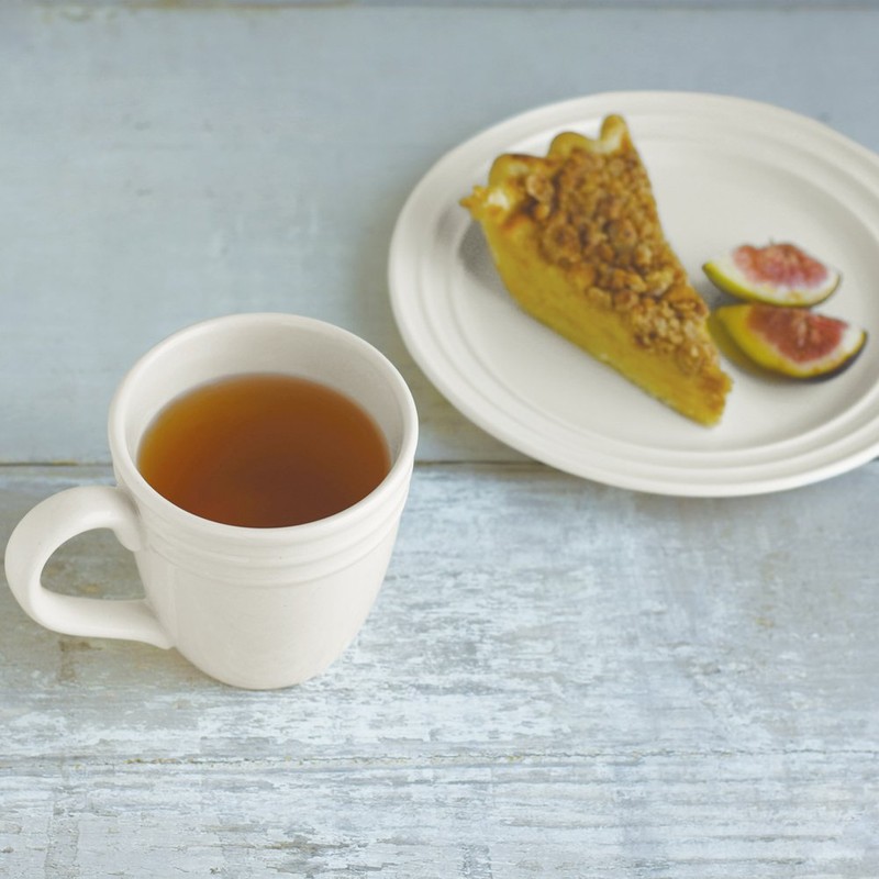 KINTO GLOW Plate, 7.7 inches (195 mm), Light Blue 20918