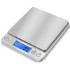 Upgraded Large Range Small Kitchen Scale 3kg/0.1g, Battery Powered Mini
