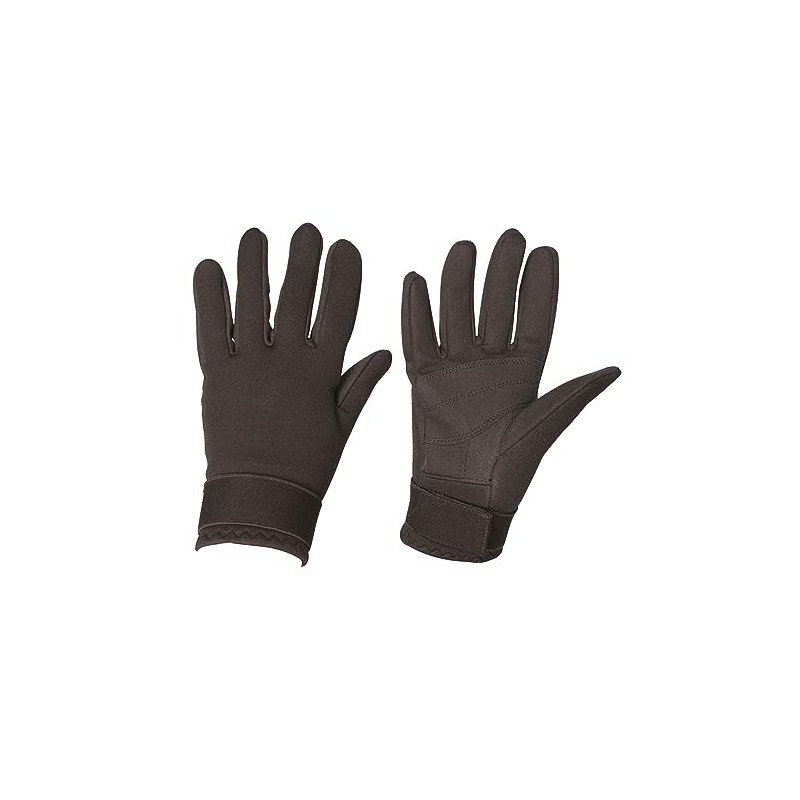 Dublin Neoprene Riding Gloves, Black, M/7