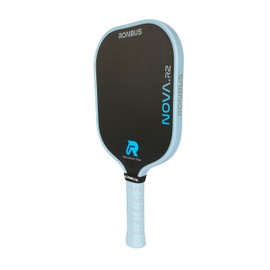 Ronbus R1.16/R2.16/R3.16 Nova Thermoformed Raw Toray T700 Carbon Fiber Edge Grid Pickleball Paddle with 16mm Polypropylene Honeycomb Core (R2 Nova)