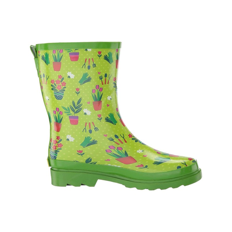 Western Chief Waterproof Mid Rain Boot Garden Days 11 M