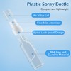 Zoizocp Spray Bottles, 2oz/50ml, 3.4oz/100ml Clear Empty Fine Mist Plastic