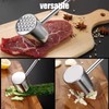 Double Sided Meat Tenderizer Made of 304 Stainless Steel, Durable