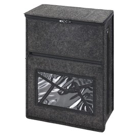 Mail Slot Catcher Bag, Indoor Grey Mail Catcher Felt Made, High Capacity Mail Slot Cover, Space Saving, Self-Adhesive, Practical Home Accessories, Housewarming Gift