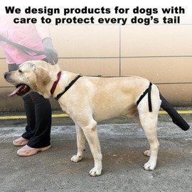 Tail Cover up for Dog - Dog Tail Protective Case | Dog Harness with Adjustable Tail Guard | Oxford Cloth Dog Tail Guard, Tail Wound Protector, Tail End Bag for Preventing Licking Wounds