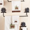 BLACK FOREST DECOR Walk Black Bear 24 Inch Towel Bar