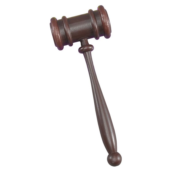 Bristol Novelty BA1018 Judges Gavel Hammer | Brown | One Size-‎35 cm x 13 cm x 6 cm, unisex-adult