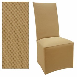 Stretch Pique Gold Nugget Dining Chair slipcover Set of 4pc 709