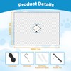 Lewondr Cat Netting Balcony, 10x13ft Steel Wire Reinforced Balcony Screen