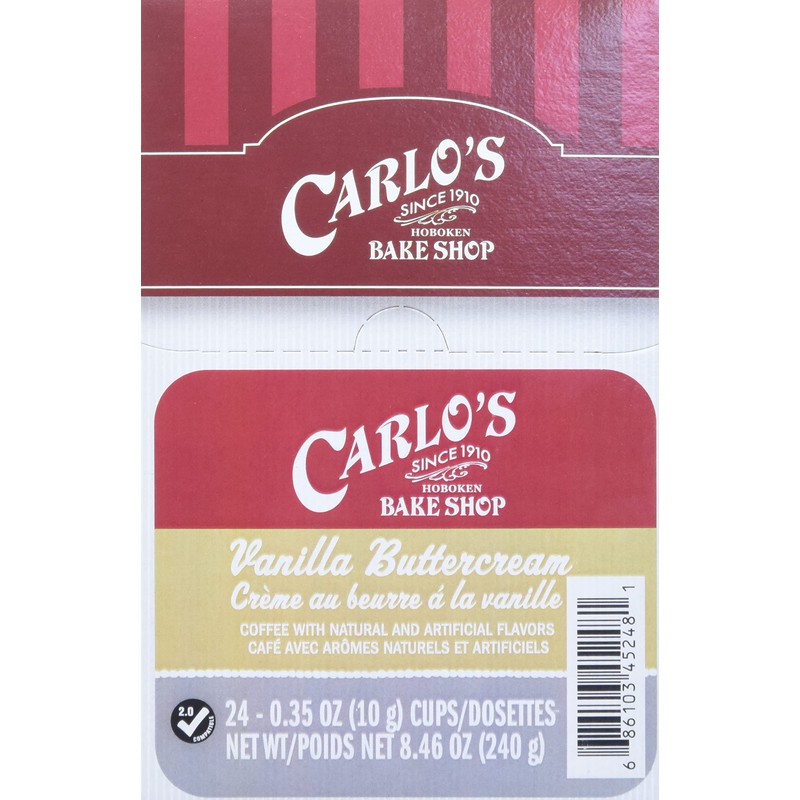 Cake Boss Coffee, Vanilla Buttercream, Medium Roast Single Serve Cups