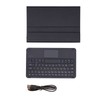 Wireless Keyboard Detachable Durable Computer Accessories with Artificial Leather CoverBlack