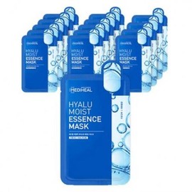 Mediheal 메디힐 히알루 모이스트 에센스 마스크 20ml, 1개입, 15개 Mediheal Hyaluronic Moist Essence Mask 20ml, 1 piece, 15 pieces