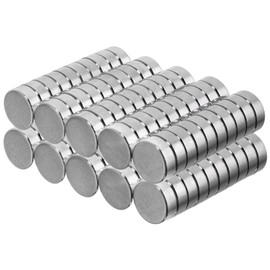 Crozgan 100pcs Neodymium Strong Magnets N52 grade disk 10x3 mm Rare Earth Disc Magnets for Refrigerator Needle Board Arts Crafts Office Photos Wall