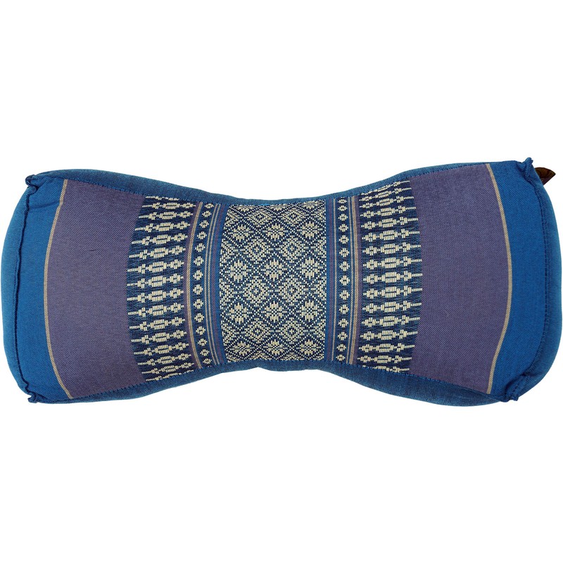 GURU SHOP Neck Pillow, Neck Support, Thai Pillow, Kapok, Turquoise,