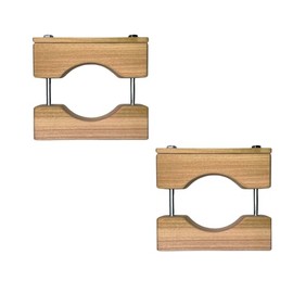 Cardinal Gates RC Round Clamp for Safety Gates - No Hole Baby Gate Banister Adapter - Wooden Baby Gate Mounting Kit - Made in the USA - 2 Pack