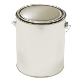 Asahipen Round Can with Hand, Silver, 3.3 fl oz (1 L)