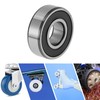 ACROPIX Bearings 6202LLU Ball Bearings Double Seal 15x35x11mm Black Silver
