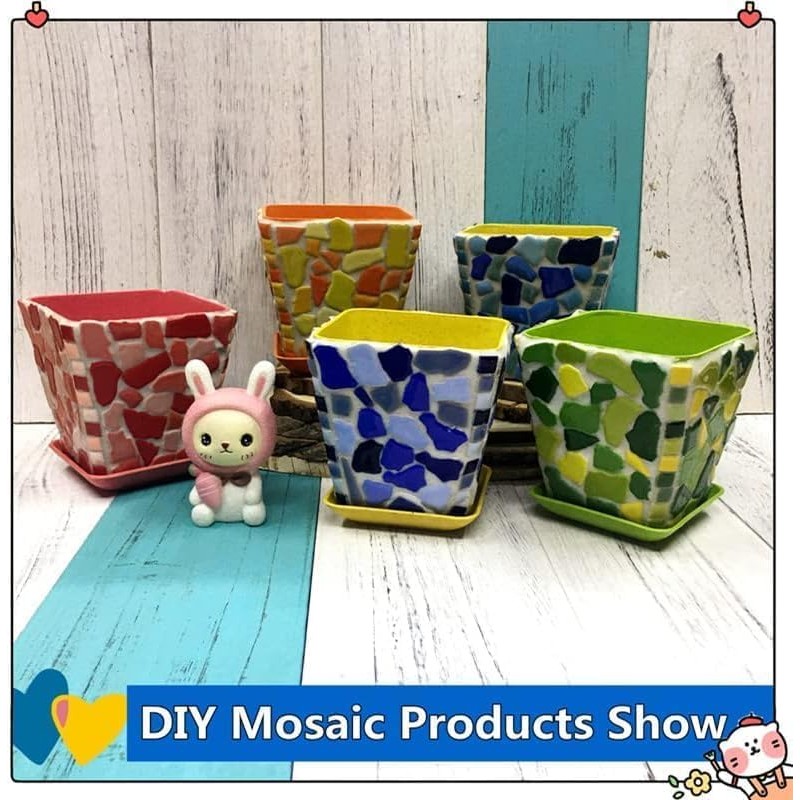 1.1LB Irregular Ceramics Mosaic Tiles, Mosaic Pieces Stones for DIY