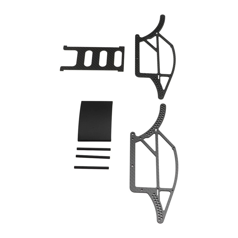 1/18 Carbon Fiber Frame Black Flexibility Carbon Fiber Chassis Kit