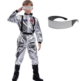 Raveparty Astronaut Costume, Space Costume for Children, Adults, Carnival Costume for Men, Fancy Dress Costumes for Cosplay, Carnival Party (Children, S)