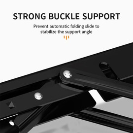 Newaner Professional Folding Console Heavy Duty Stainless Steel Folding Console Table Folding Shelf Brackets Folding Shelf Brackets for Benches and Shelves (25 cm, Pack of 2)
