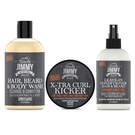 Uncle Jimmy Régimen de cabello grueso, rizado y rizado para hombres