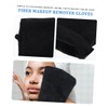 WOONEKY 6pcs Microfiber Makeup Remover Gloves Mitts for Deep Pore