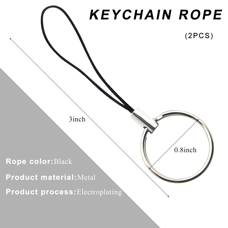 MUQIDA 2 PCS Car Key Chain, Model S 3 X