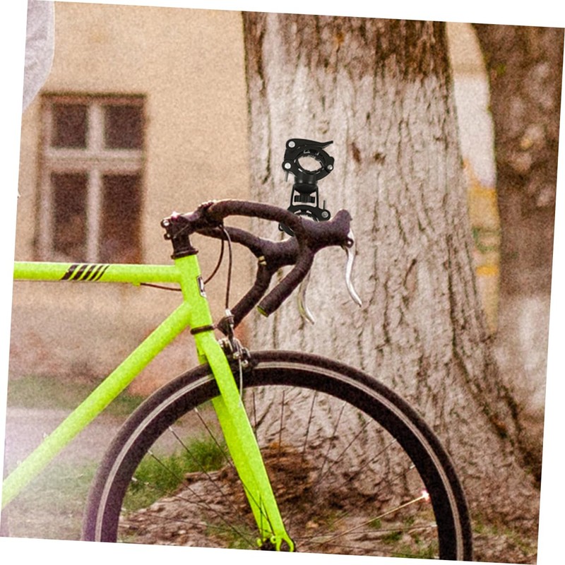 STOBAZA 2pcs Bicycle Flashlight Holder for Bike Lights Lock Handlebar