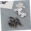 iplusmile Cam Bolt Furniture Cam Fittings Pre-Inserted Nuts Tapered Thread
