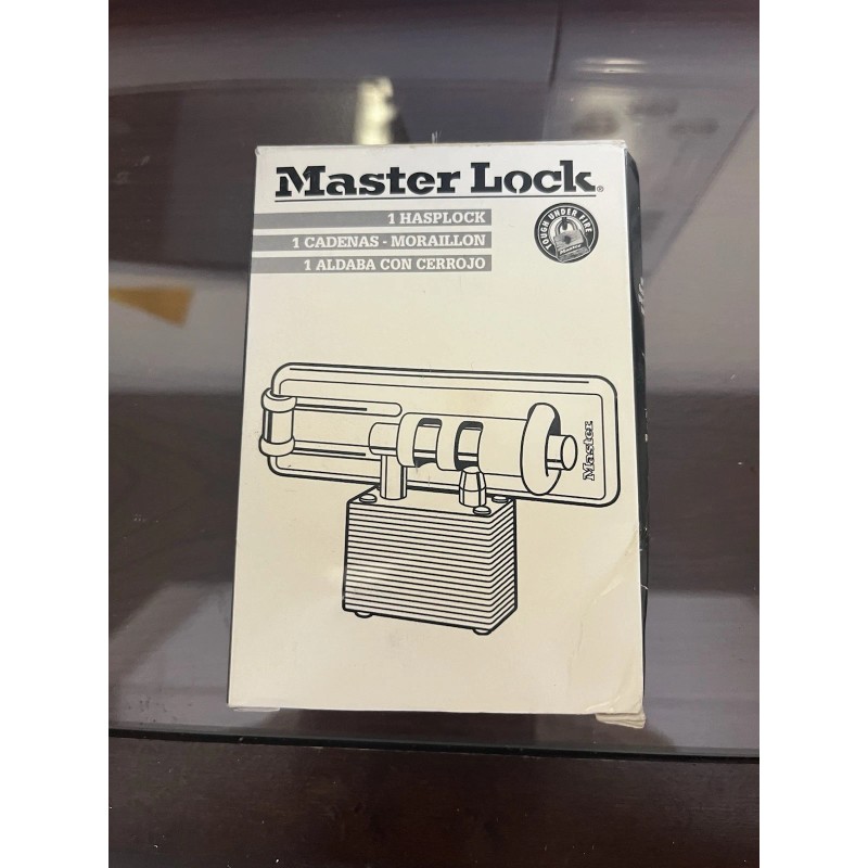 Master Lock Hasplock 475 Padlock Heavy Duty Bolt & Hasp
