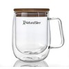 NaturalSlim Double Wall Glass Mug & Magicmag Pure Magnesium Powder