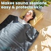 REVIIV Sauna Blanket Towel Insert - 2 Pack Light Grey