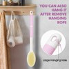 Backski Backski Body Scrubber Anti Slip for Shower,Shower Brush Long