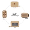imeetu RFID Credit Card Holder, Small Leather Zipper Card Case