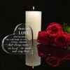 1 PCS Transparent Sympathy Gifts Memorial Bereavement Gifts for Loss