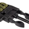 OUTLETISSIMO® Paracord Bracelet 3 in 1 Military Whistle Survival Green,
