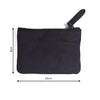 Velour Key Case with Key Ring & Metal Chain -