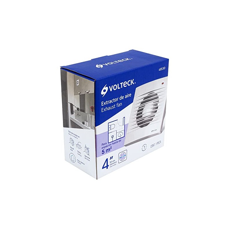 Volteck EXA-4B, Extractor de aire 4"