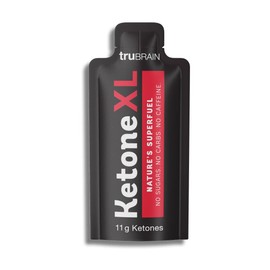 TruBrain Ketone XL Shots | No Sugar, No Caffeine, No Salt | (R)-1,3-Butanediol | Clean, Natural Energy Shots to Power Brain & Body | Drinkable Ketones | Keto Diet NOT Required (10-Pack)