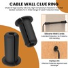 ZDRU 2pcs in Wall Pass Through Cable Routing Kit Compatible