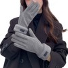 MOONMN Women's Gloves, Cold Protection, Windproof, Thermal Gloves, Smartphone Compatible,