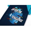 Tebbis Pajamas For Boys Fun Up for the challenge Blue