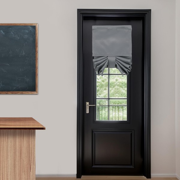 FUANGUI Classroom Door Window Cover, Blackout Window Curtains, Sunlight Privacy